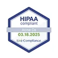 The Live Compliance Seal of Compliance badge